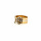 Bague 54 Bague Bandeau or jaune et diamants 58 Facettes 68-GS38386-10