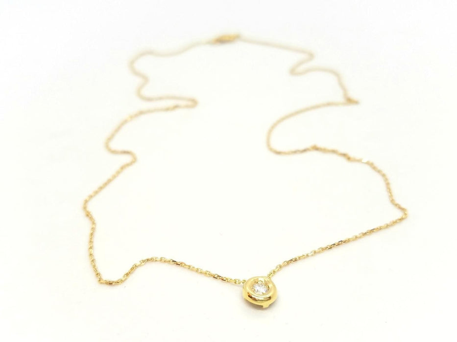 Collier Collier Or jaune Diamant 58 Facettes 579157RV