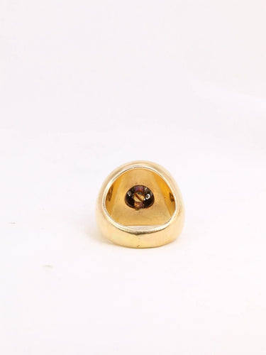 Bague 47 Bague boule en or et diamants 58 Facettes J300
