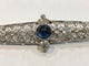 Broche Broche ancienne platine saphir et diamants 58 Facettes