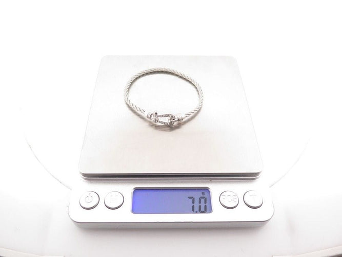 Bracelet bracelet FRED mini force 10 manille en or 34 diamants 58 Facettes 258760