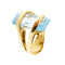 Bague 54 Bague Or Jaune Topaze 58 Facettes 33849