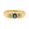 Bague Bague Or jaune Saphir 58 Facettes 3781490RV