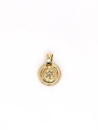 Pendentif Pendentif vintage rond diamants 0,20 ct 58 Facettes J420