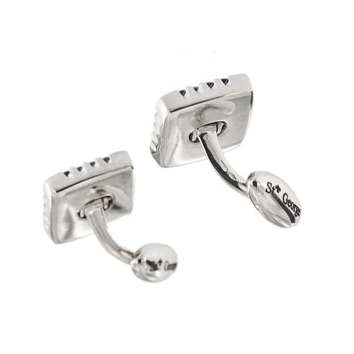 Boutons de manchette Boutons de manchette avec saphirs 58 Facettes 36483