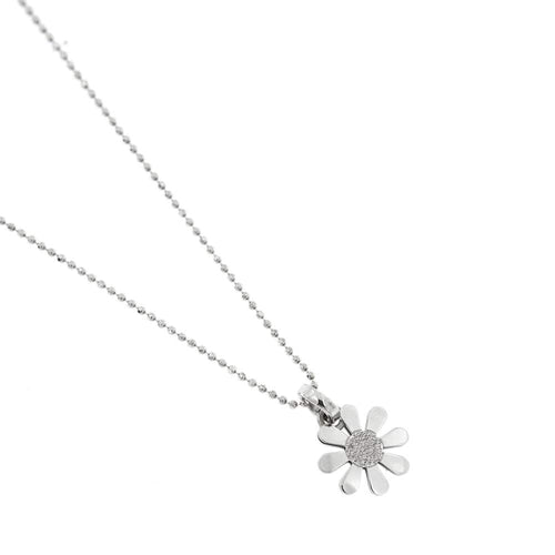 Collier Collier pendentif marguerite 58 Facettes 27669