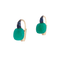 Boucles d'oreilles Boucles d'oreilles Pomellato "Capri" or, chrysoprase, saphirs 58 Facettes 34312