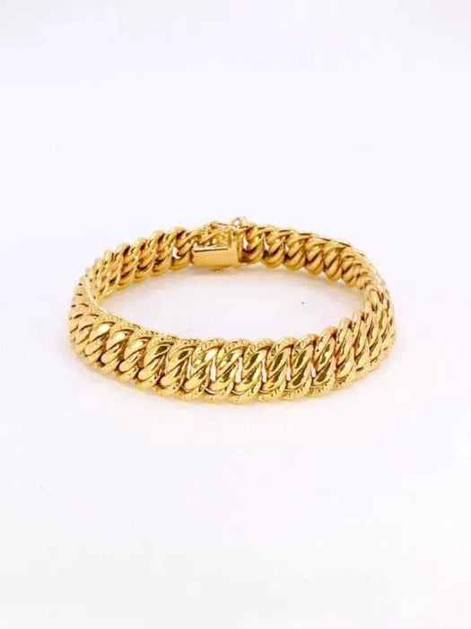 Bracelet Bracelet maille américaine or jaune 58 Facettes 1074.4