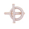 Bague 52 Bague Hermès "Echappée Hermès" or rose, diamants. 58 Facettes 33718