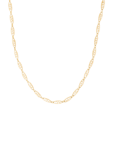 Collier Collier chaîne maille filigrane or jaune 58 Facettes 1162.2