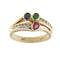 Bague Bague avec rubis, émeraude, saphir et diamants 58 Facettes 30024