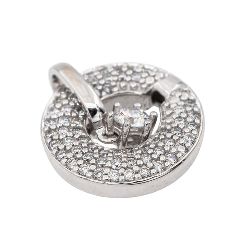 Pendentif Pendentif Or blanc Diamant 58 Facettes 3181735CN