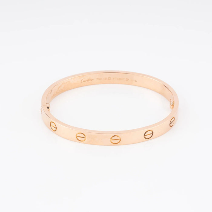 Bracelet Cartier - Bracelet Love Or Rose 58 Facettes