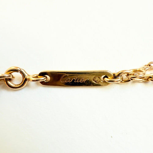 Collier CARTIER - Collier Or jaune et diamants 58 Facettes