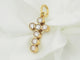 Pendentif Pendentif croix en or jaune et diamants 0.40ct 58 Facettes 24299