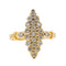 Bague 53 Bague Marquise Or jaune Diamant 58 Facettes 3423517CN