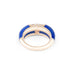 Bague 50.5 Van Cleef & Arpels - Bague Philippine Lapis Lazuli Diamants Or Jaune 58 Facettes 1