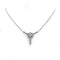 Collier Collier - Or blanc & 4,15 carats de Diamants 58 Facettes 250386R
