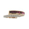Bague 55 Bague rubis et diamants 58 Facettes 24158