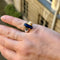 Bague Bague moderniste or jaune et argent Puiforcat 58 Facettes REF2552-320