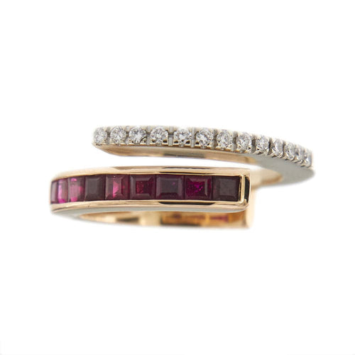 Bague 55 Bague rubis et diamants 58 Facettes 24158