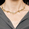 Collier Collier draperie or jaune 58 Facettes CHAL0172