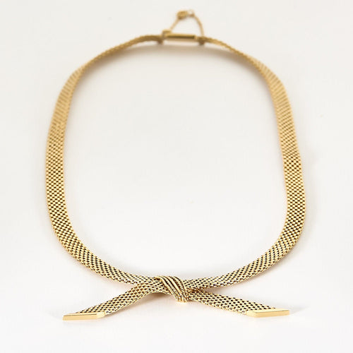 Collier Collier passementerie or jaune 58 Facettes ENG10528