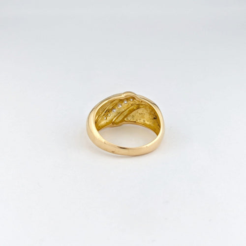 Bague 54 Bague en or jaune  et diamant 58 Facettes 32662