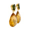 Boucles d'oreilles Boucles d'oreilles pendantes, citrines et péridots. 58 Facettes 34069