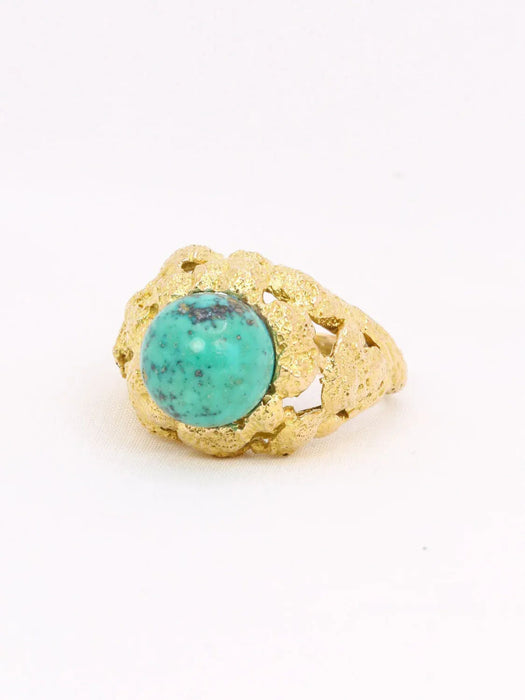 OMEGA GILBERT ALBERT - Vintage turquoise ball ring
