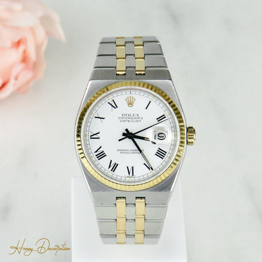 Montre ROLEX - DateJust OysterQuartz Acier / Or 58 Facettes 1529