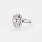 Bague 53,5 Bague fleur or blanc et diamants 58 Facettes ROM11863