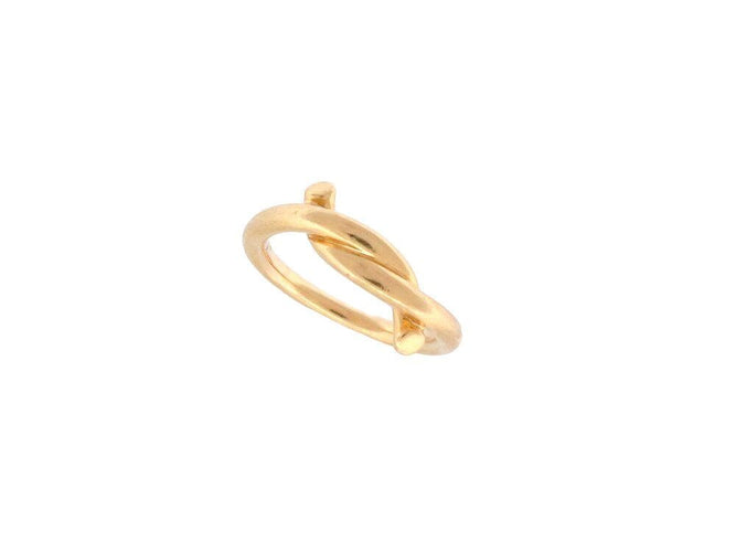 Bague 50 bague CARTIER entrelaces en or jaune 58 Facettes 264060