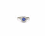 Bague Bague en or blanc avec diamants et tanzanite 58 Facettes