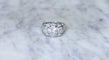 Bague Bague Tank Art déco diamants sur or blanc et platine 58 Facettes