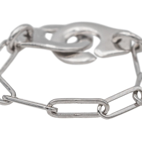 Bague 49 Dinh Van Bague Menottes Or blanc 58 Facettes 3288949CN