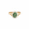 Bague Bague diamant tourmaline verte Vintage or princesse pierres précieuses fiançailles 58 Facettes G13437