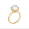 Tiffany & Co ring i 18 karat gult guld med perle og olivenblad Paloma Picasso