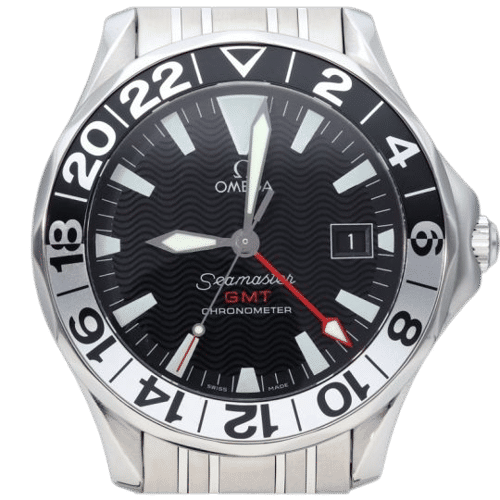 Omega horloge Seamaster Diver 300M Gmt 58 Facettes MT45018