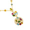 Collier Collier BULGARI "Astrale", or jaune, diamants et pierres de couleur. 58 Facettes 34838