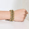 Bracelet Bracelet or jaune et blanc 58 Facettes GU0001