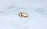 Bague 54 Bague Marguerite Ancienne Or rose, Platine, Diamants 58 Facettes