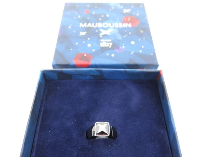 Bague 51 bague MAUBOUSSIN etoile sublime gm or blanc ceramique noire 58 Facettes 260462