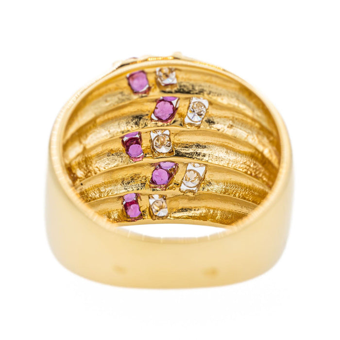 Bague 54 Bague Or jaune Rubis 58 Facettes 2975520CN