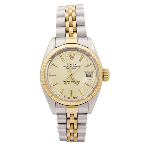 Montre Montre Rolex, "Oyster Perpetual Datejust", or jaune et acier. 58 Facettes 33840
