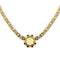 Collier Collier deux ors avec quartz citrine, saphirs et diamants 58 Facettes 31915
