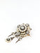 Broche Broche ancienne guirlande or argent perles fines diamants taille ancienne 58 Facettes 340B