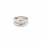 Bague 54 Bague Jonc Diamants et Or gris 58 Facettes BD179