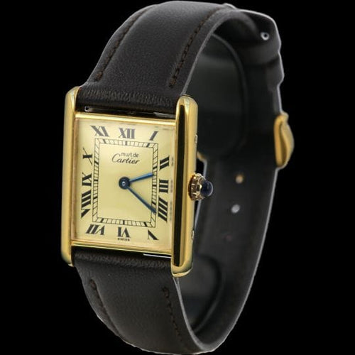 Montre Cartier Montre Tank Vermeil 58 Facettes MT42217