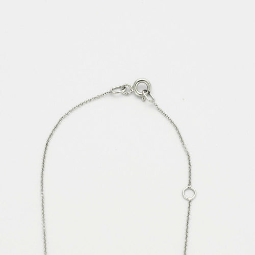 Collier Collier en or blanc avec Pendentif Panthère en Émail Noir avec Diamants et Tsavorite 58 Facettes 3278